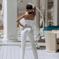 V-neck Sleeveless Jumpsuit