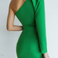 Alexa One-Shoulder Midi Dress