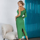 Alexa One-Shoulder Midi Dress