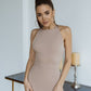 Pencil Backless Midi Dress