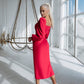 Sweetheart Puff-Sleeve Midi Dress