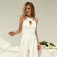 Cross-Neck Sleeveless Jumpsuit
