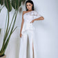 Alexa Evening One-Shoulder Gown Suit