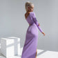One-Shoulder Cut-Out Midi Dress