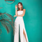 Alexa Evening One-Shoulder Gown Suit