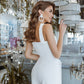 Cross-Neck Sleeveless Jumpsuit