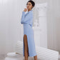 Crop Jacket Skirt Suit 2-Piece