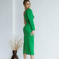 Alexa One-Shoulder Midi Dress