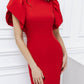 Alexa Puff Sleeve Midi Dress