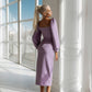 Sweetheart Puff-Sleeve Midi Dress