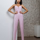 V-neck Sleeveless Jumpsuit